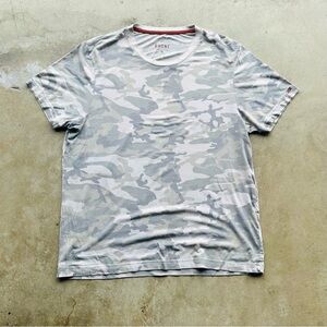 Rhone Reign Performance T-shirt Light Gray Camo Mens Size XL